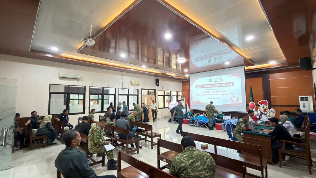 Donor Darah Dalam Rangka Memperingati HUT 81 MA RI