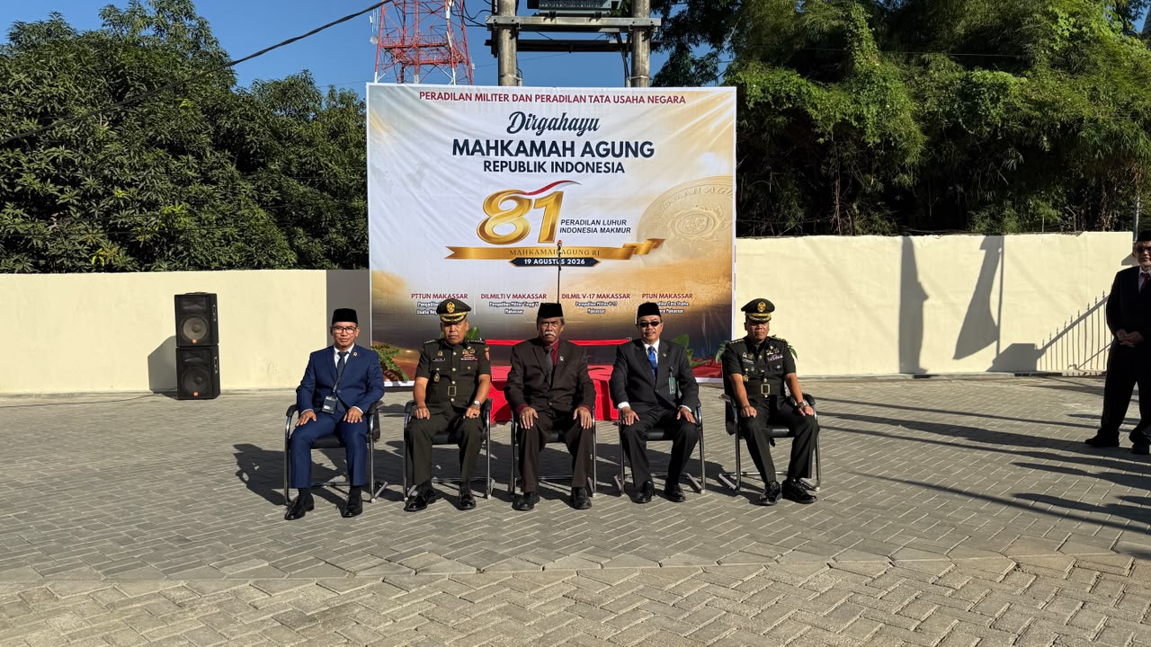 Upacara HUT Mahkamah Agung RI ke-81